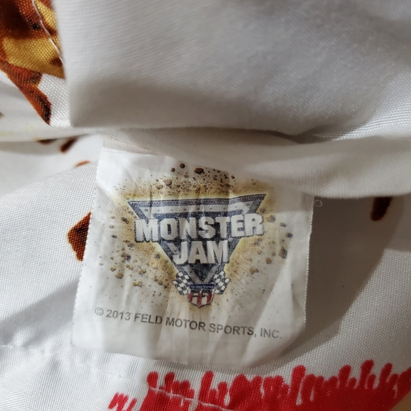 Authentic Vintage Monster Jam Twin Sheet - Picture 3 of 5